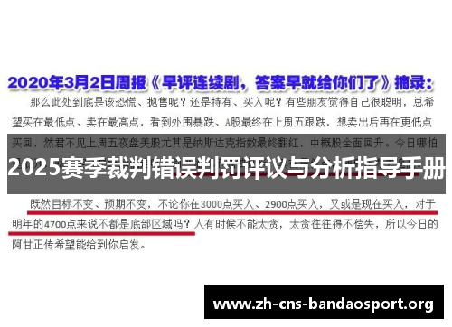 2025赛季裁判错误判罚评议与分析指导手册