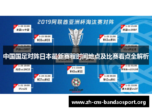 中国国足对阵日本最新赛程时间地点及比赛看点全解析